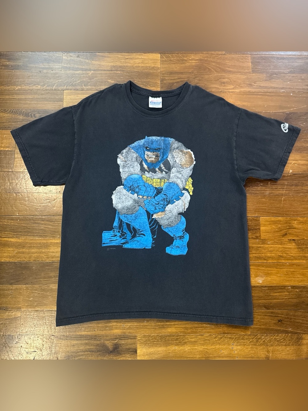 Vintage Y2K Batman Dark Knight Returns T Shirt Large Hanes Heavyweight Graphitti